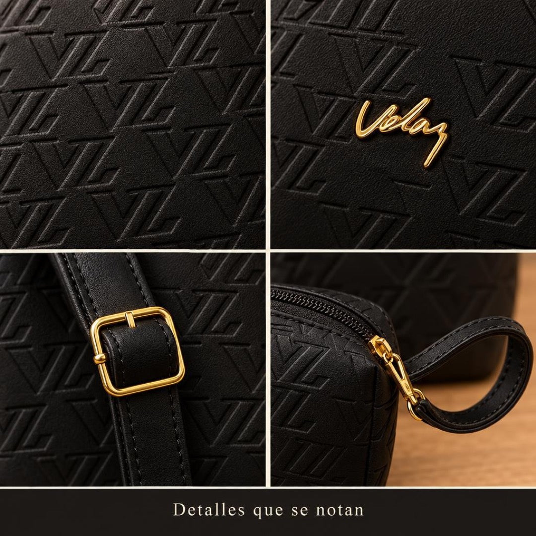TRIO PREMIUM DE BOLSOS VÉLEZ 👜👝💛🤎🖤