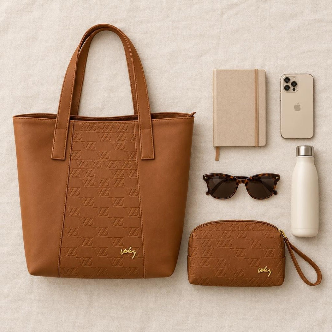 TRIO PREMIUM DE BOLSOS VÉLEZ 👜👝💛🤎🖤