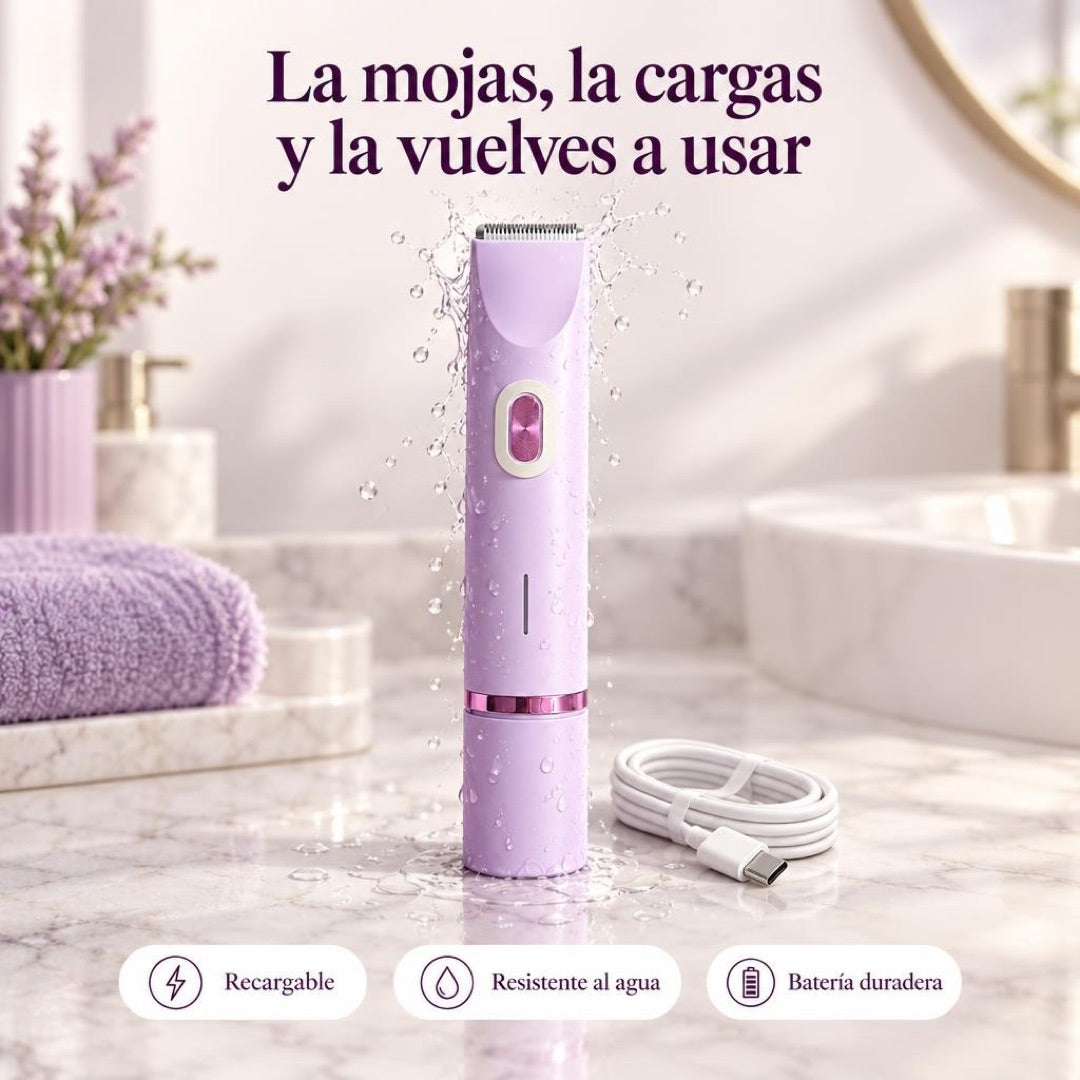 depiladora eléctrica doble cabezal