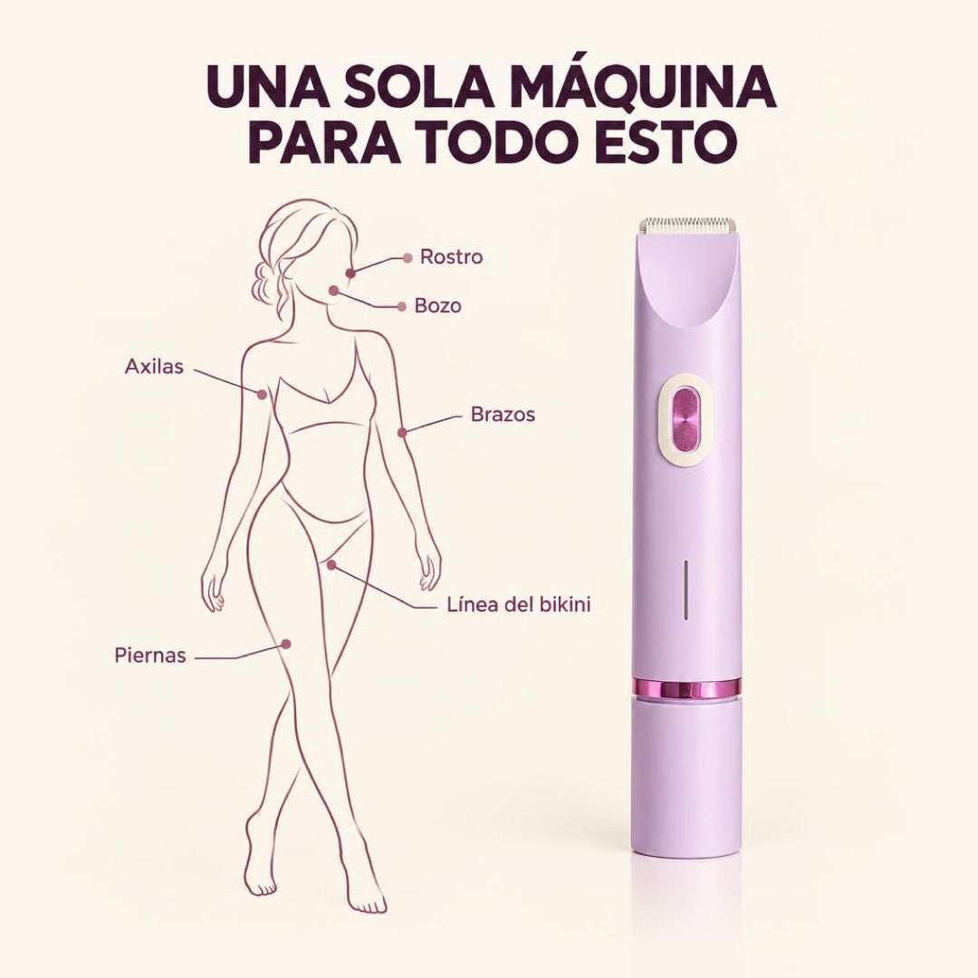 depiladora eléctrica doble cabezal