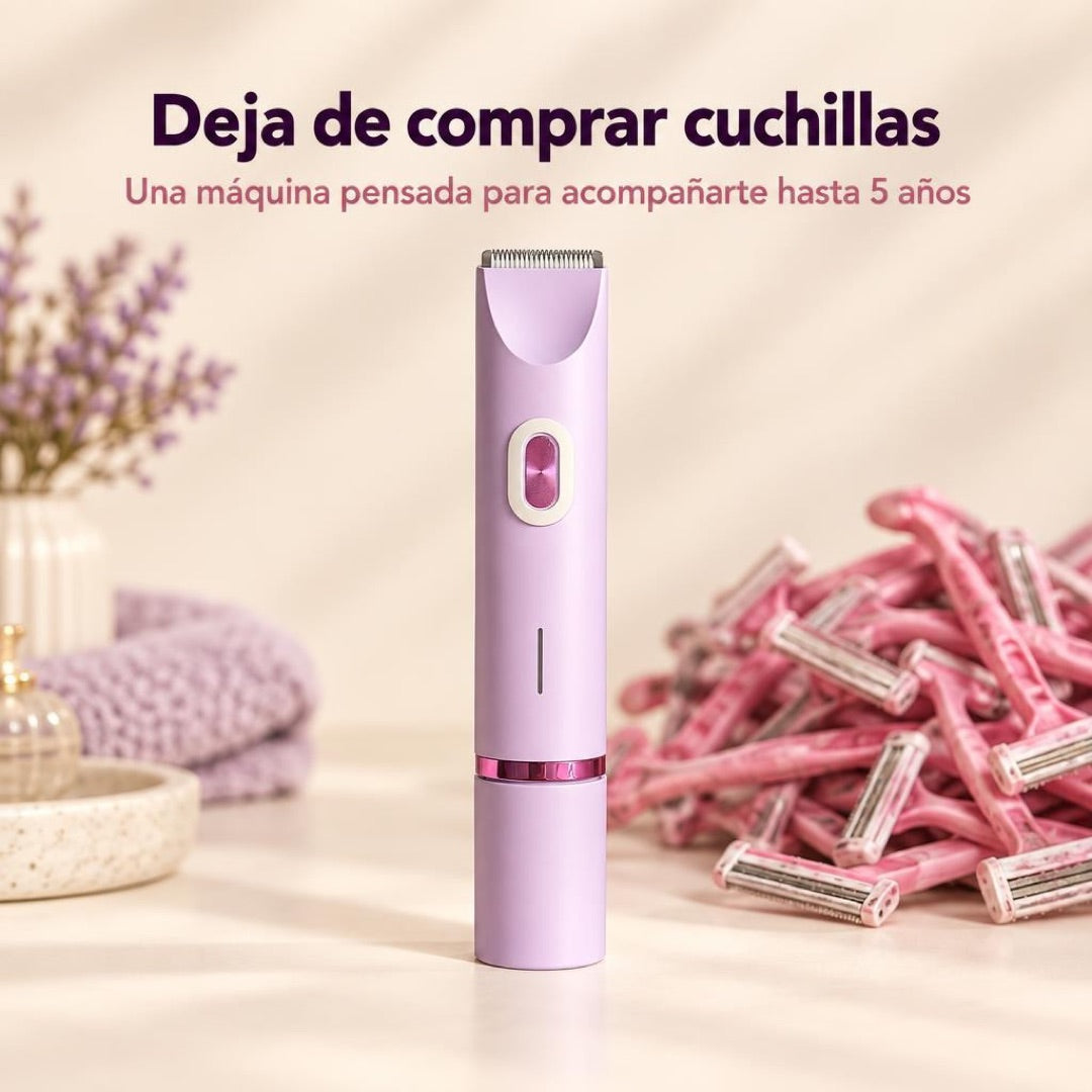 depiladora eléctrica doble cabezal